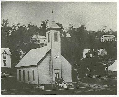 First Flack Memorial Church Building, early 1880s